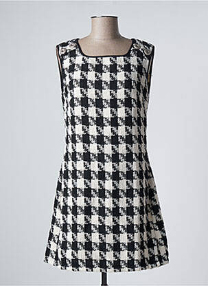 Robe courte sans manche sans manche noir MALOKA femme