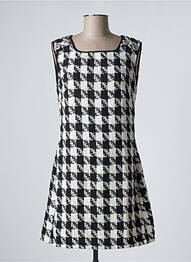 Robe courte sans manche sans manche noir MALOKA femme