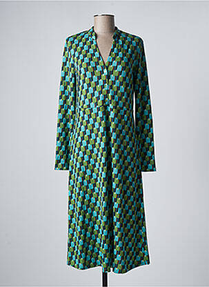Robe mi-longue vert SURKANA pour femme