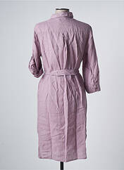 Robe mi-longue violet TONI pour femme seconde vue