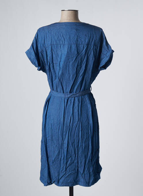 Robe mi-longue bleu LILI & CAROLINE pour femme
