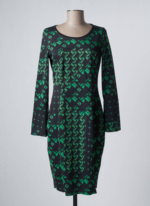 Robe mi-longue noir EROKE pour femme