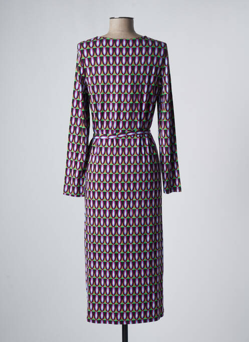 Robe mi-longue vert SURKANA pour femme