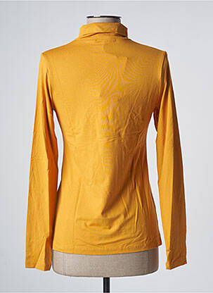 Sous-pull coupe ajustée manches longues jaune MALOKA femme