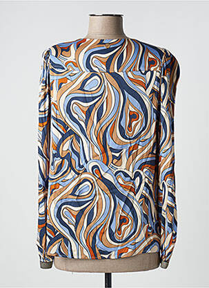 Top stretch manches longues bleu LOLA ESPELETA femme