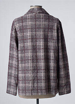 Blazer col châle marron PAZ TORRAS femme