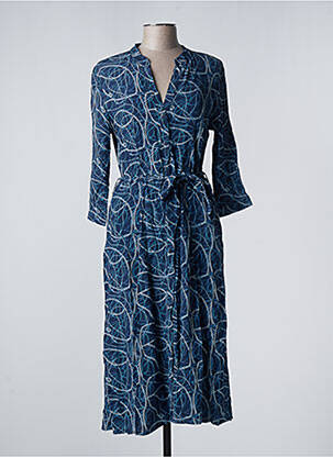 Robe longue bleu ANDAM pour femme