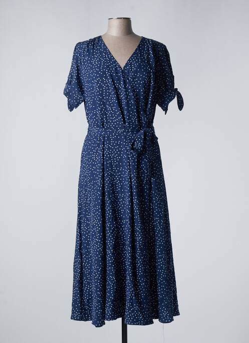 Robe longue bleu LEO & UGO pour femme