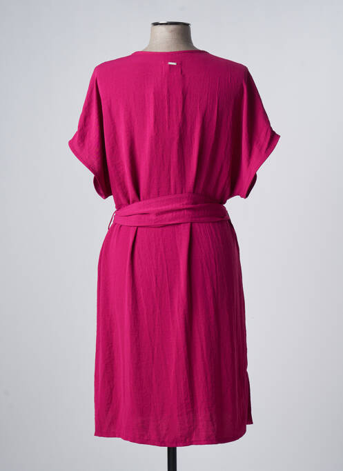 Robe mi-longue rose ANDAM pour femme