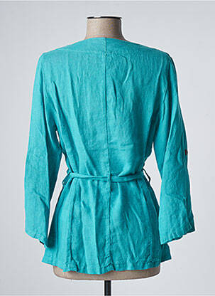 Veste casual poches bleu LILI & CAROLINE femme