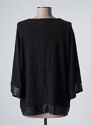 Top imprimé fantaisie manches longues noir QUINZE HEURES TRENTE femme