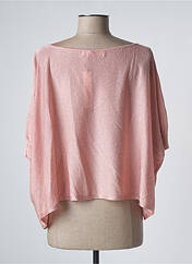 Pull rose SEE THE MOON pour femme seconde vue