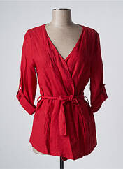 Veste casual rouge LILI & CAROLINE pour femme seconde vue