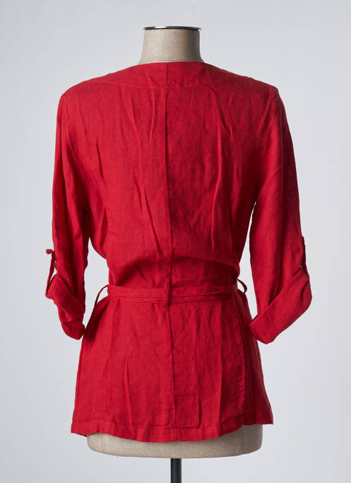 Veste casual rouge LILI & CAROLINE pour femme