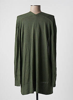 Gilet manches longues stretch vert NINATI femme