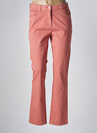 Pantalon slim tissage popeline taille normale orange DIANE LAURY femme