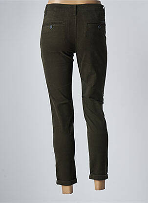 Pantalon 7/8 stretch taille normale vert LCDN femme