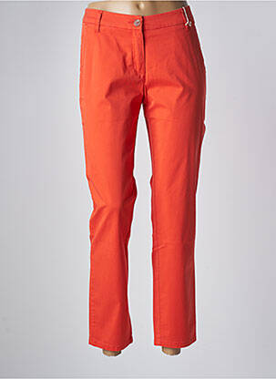 Pantalon chino orange TONI pour femme