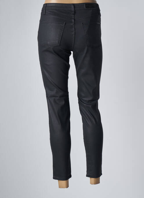 Pantalon 7/8 stretch taille normale marron LCDN femme
