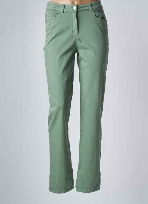 Pantalon slim vert GUY DUBOUIS pour femme