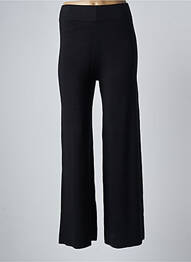 Pantalon droit stretch taille normale noir KAFFE femme