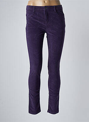 Pantalon slim taille normale taille normale violet LE PETIT BAIGNEUR femme