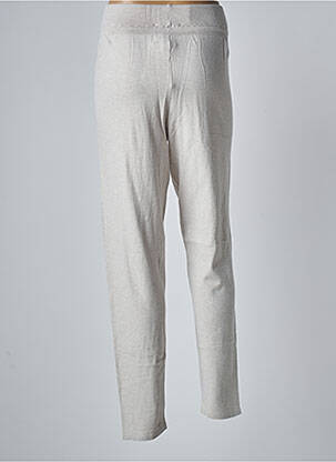 Pantalon slim taille élastique taille normale beige ANDAM femme