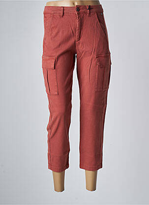 Pantalon cargo poches taille normale marron FREEMAN T.PORTER femme