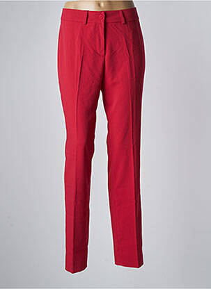 Pantalon chino rouge LCDN pour femme