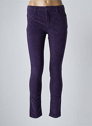 Pantalon slim violet LE PETIT BAIGNEUR pour femme