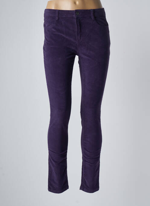 Pantalon slim taille normale taille normale violet LE PETIT BAIGNEUR femme