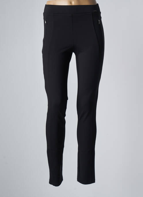 Pantalon slim taille élastique taille normale noir ANDAM femme