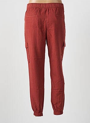 Pantalon cargo poches taille normale orange LCDN femme