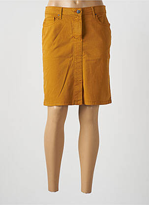 Jupe courte poches jaune LE PETIT BAIGNEUR femme