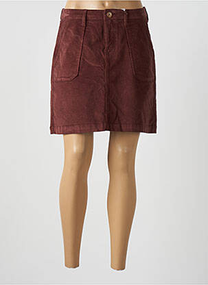 Jupe courte poches marron KANOPE femme