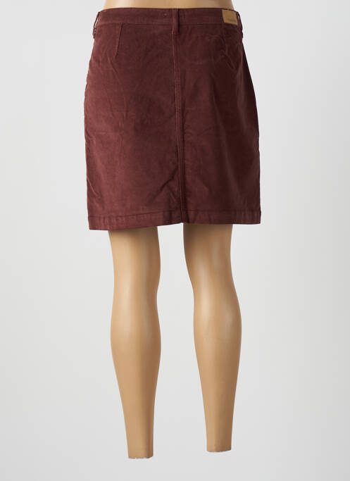 Jupe courte marron KANOPE pour femme
