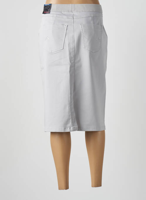 Jupe mi-longue gris TONI pour femme