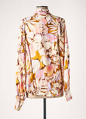 Blouse imprimé fleurs manches longues rose RIVER WOODS femme
