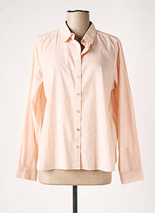 Chemisier coupe droite manches longues rose RIVER WOODS femme
