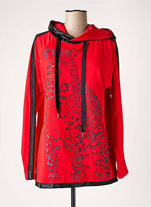 Sweat-shirt à capuche rouge TUZZI pour femme
