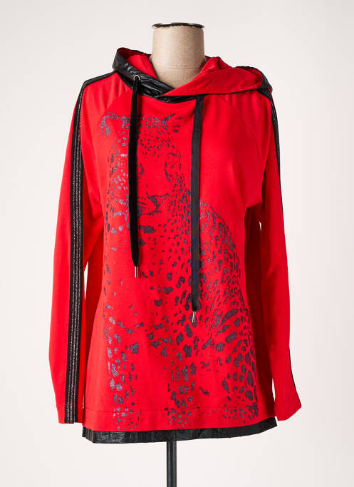 Sweat-shirt à capuche rouge TUZZI pour femme