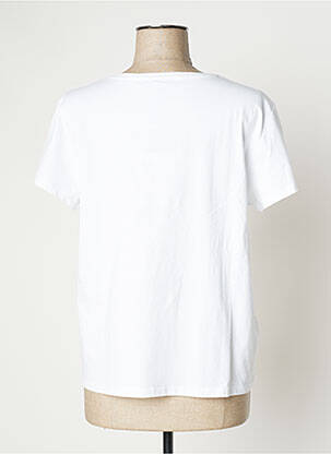 T-shirt coupe droite manches courtes blanc MARELLA femme
