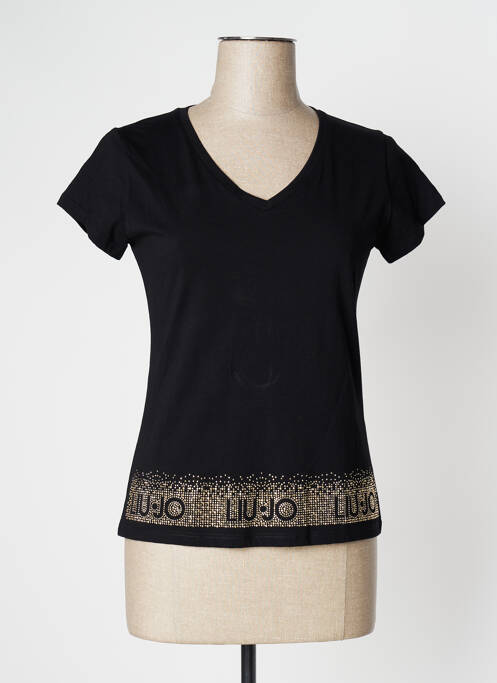 T-shirt noir LIU JO pour femme