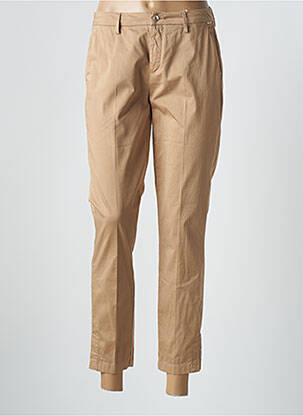 Pantalon 7/8 stretch taille normale beige LIU JO femme
