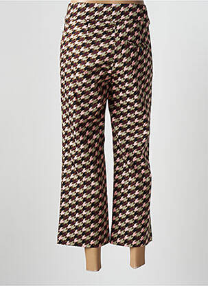 Pantalon 7/8 taille haute taille haute vert ZILCH femme