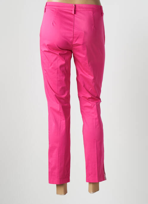 Pantalon 7/8 stretch taille normale rose LIU JO femme