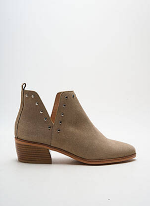 Bottines/Boots beige WONDERS pour femme