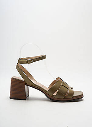 Sandales/Nu pieds vert WONDERS pour femme