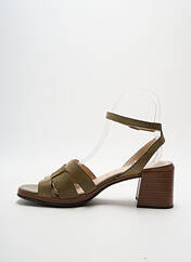 Sandales/Nu pieds vert WONDERS pour femme seconde vue