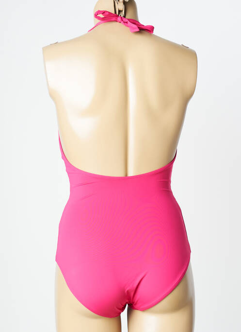 Maillot de bain 1 pièce rose HUIT pour femme